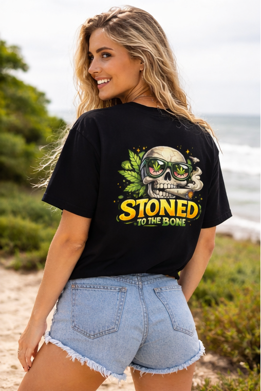 Stoned to the bone Oversize Shirt  - Organic Oversized Shirt 2.0 ST/ST