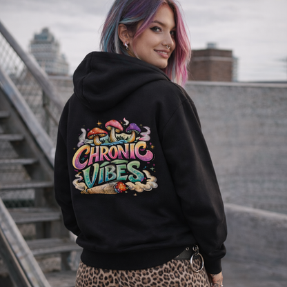 Chronic Vibes Hoodie  - Unisex Oversized Organic Hoodie